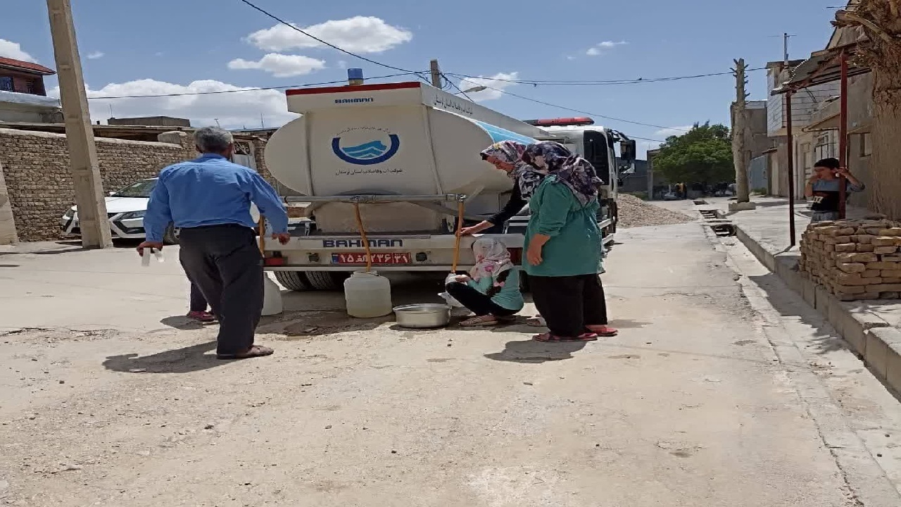 ۱۸روستای ازنا با تانکر آبرسانی می شوند